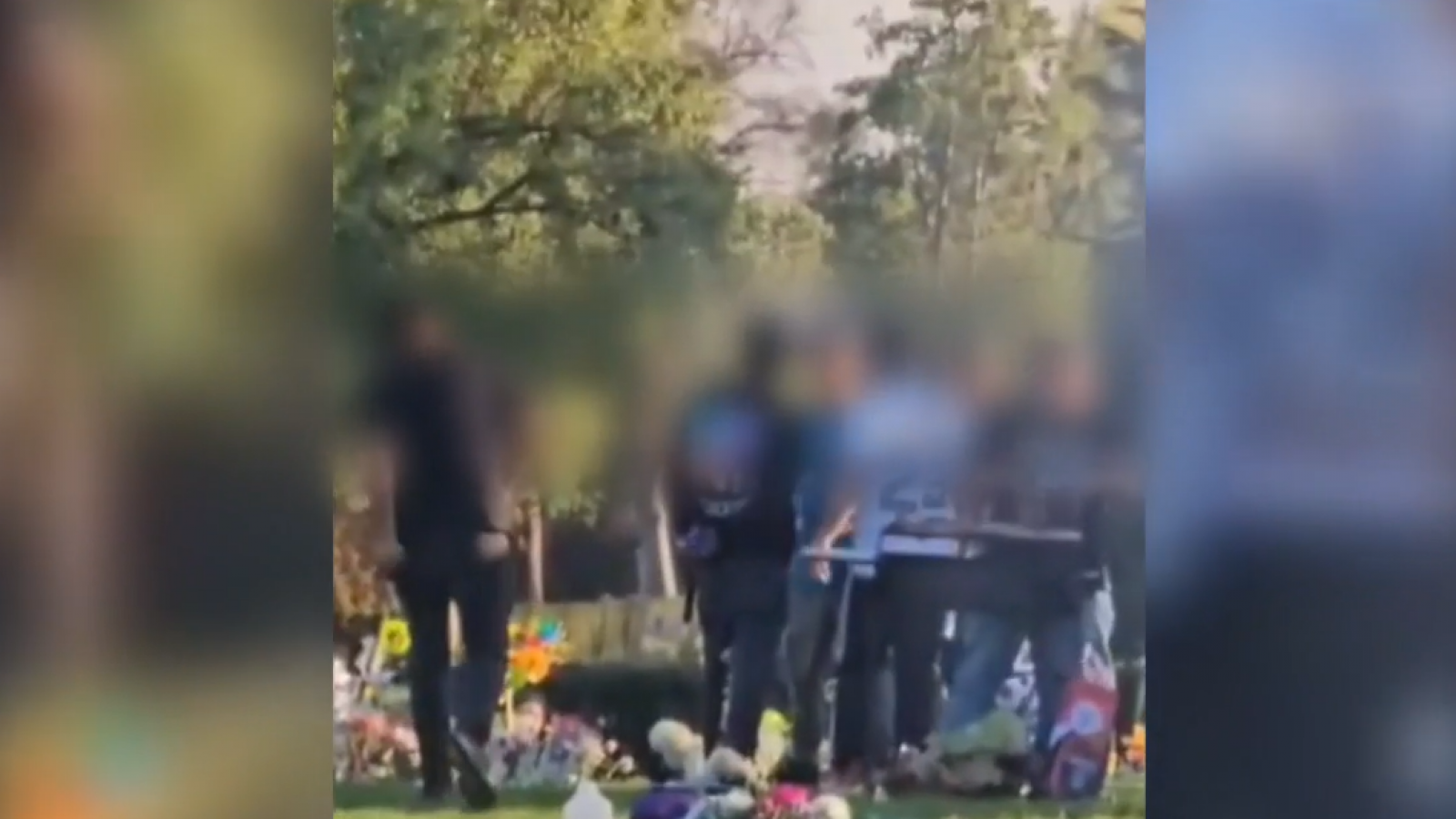 Ya ni respetan a los muertos: Ahora hacen asados y van con parlantes al cementerio en Maipú
