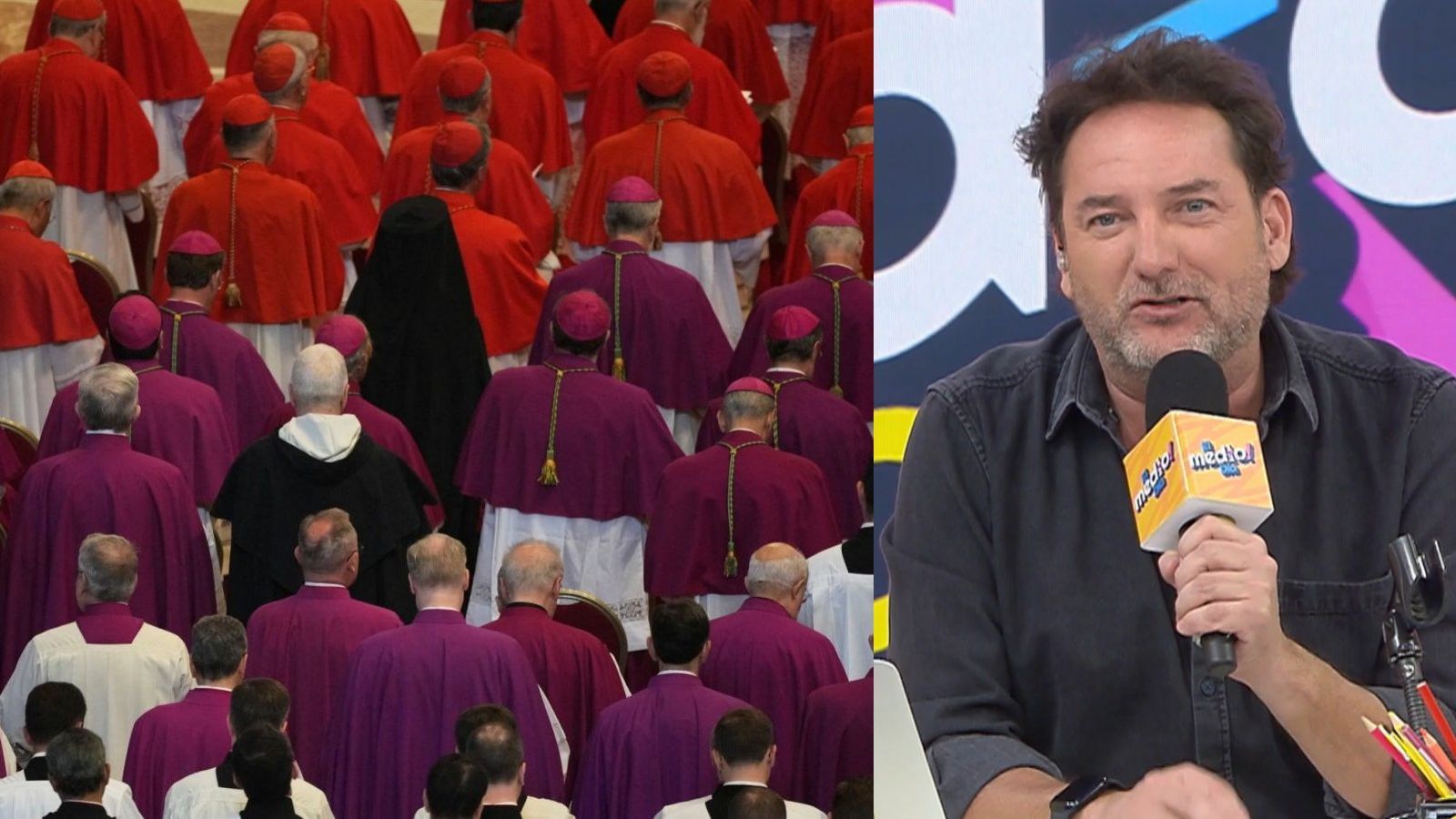 "Era fácil": El candidato a Papa de Daniel Fuenzalida que sacó risas en "El Medio Día"
