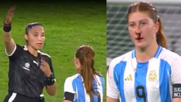 No quería salir: el insólito percance que vivió jugadora argentina antes de patear penal ante Chile
