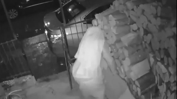 ¡Vestido de monja!: Hombre protagonizó insólito robo de madera en Santa Juana
