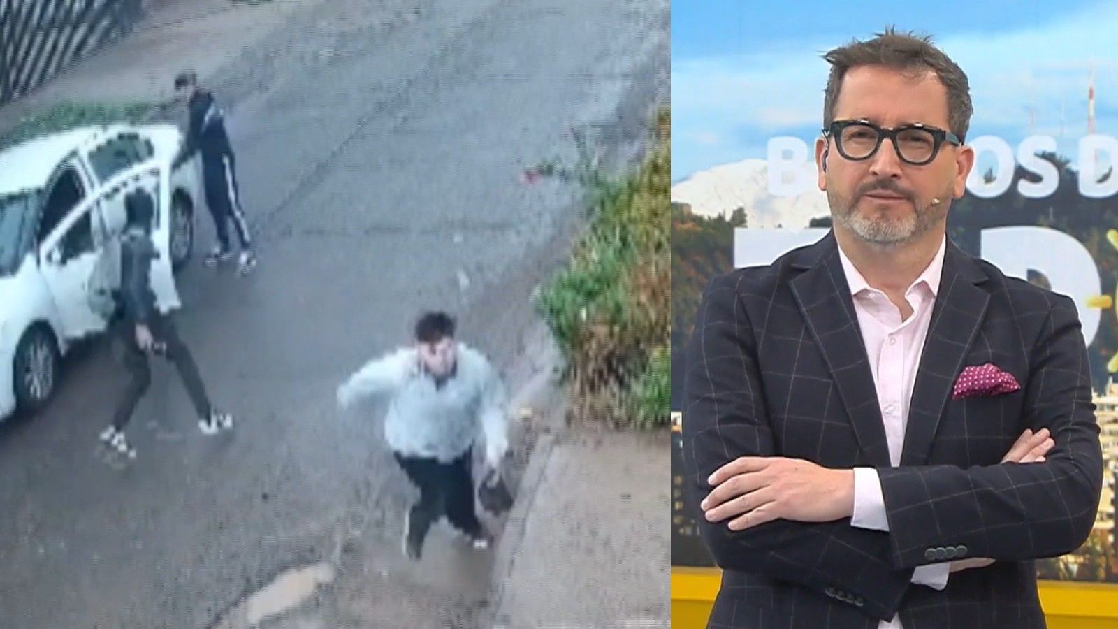 "Cobardes, canallas y malditos": La furiosa reacción de Eduardo Fuentes ante el robo de auto a conductor de aplicación
