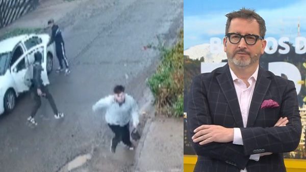 "Cobardes, canallas y malditos": La furiosa reacción de Eduardo Fuentes ante el robo de auto a conductor de aplicación
