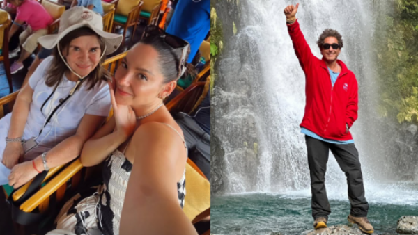 "La mejor partner": Kel Calderón recorre Vietnam con la madre de Claudio Iturra
