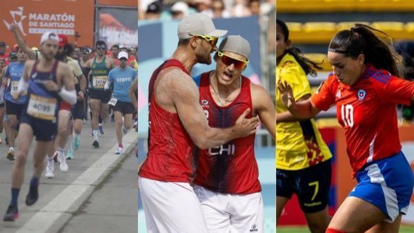 Domingo de Deporte en TVN: Maratón de Santiago, Vóleibol Playa y Fútbol Femenino Sub17 en una jornada imperdible