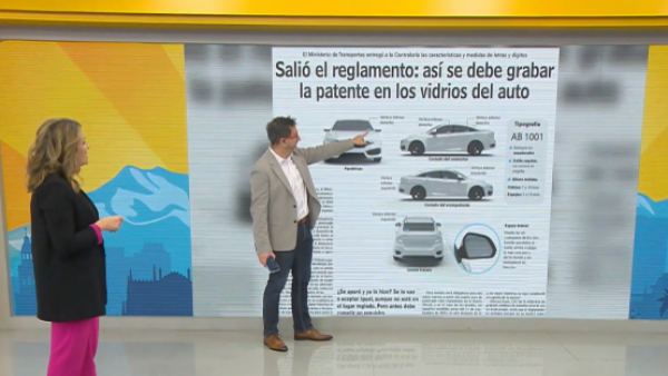 Hoy último día: Así debe grabar su patente en los vidrios y espejos del auto
