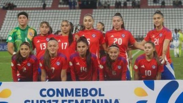 Así forma Chile ante Paraguay en el Conmebol Femenino Sub 17
