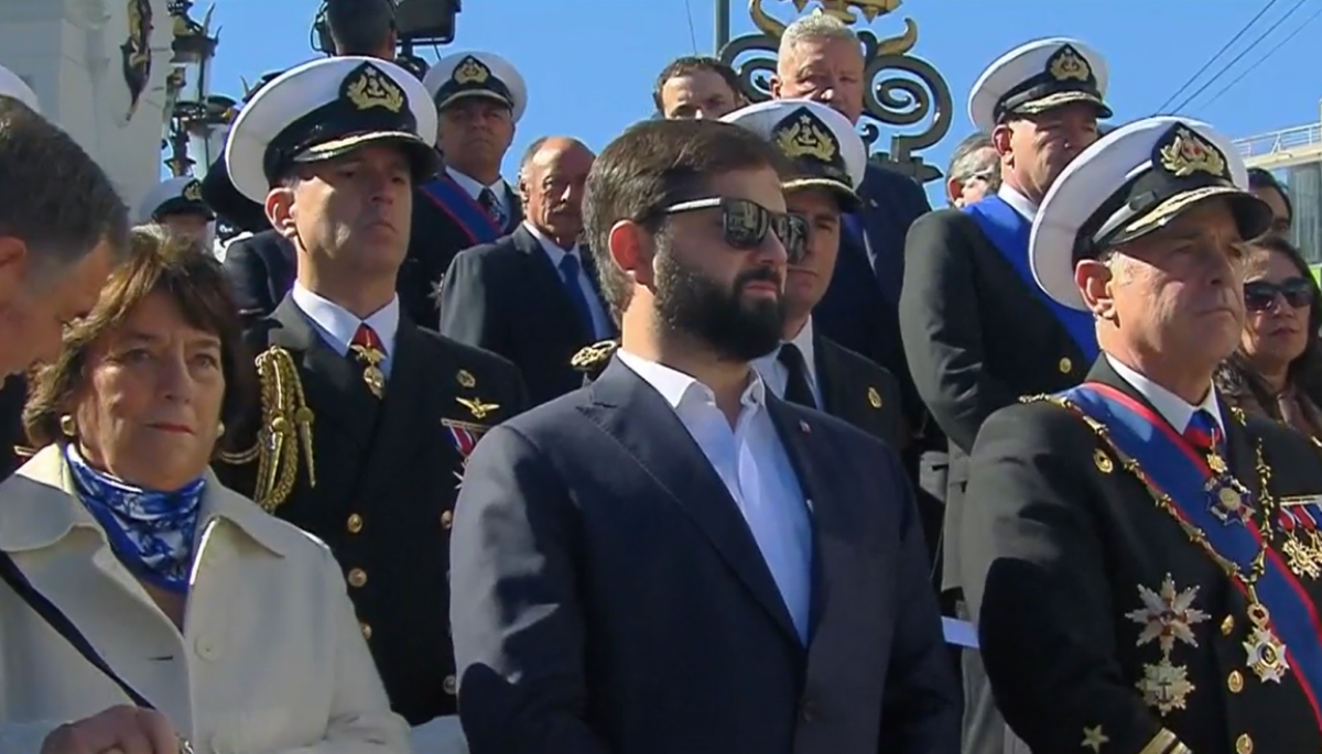 Revive los honores del Presidente Boric en la ceremonia de las Glorias ...