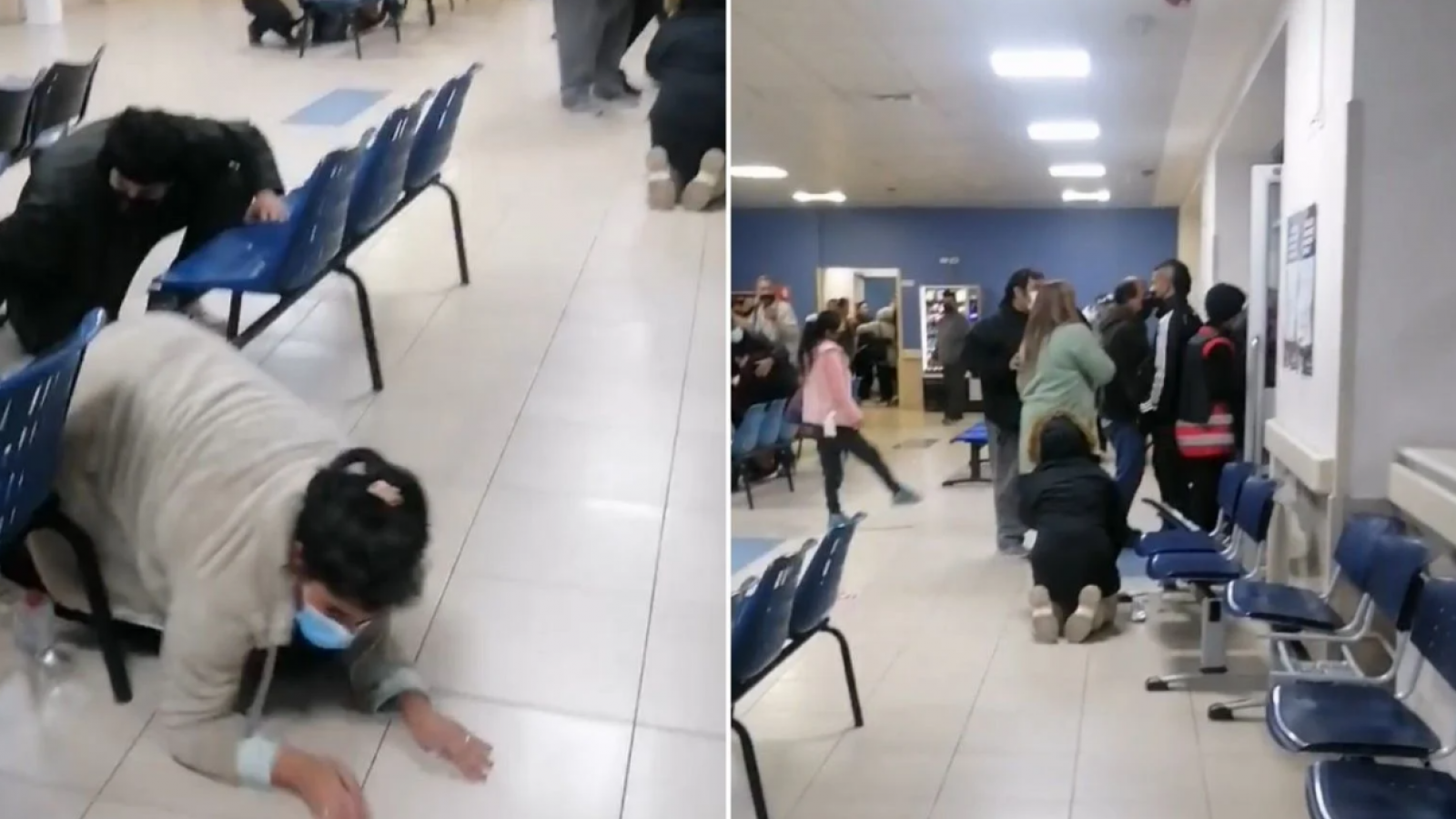 VIDEO | El registro de los minutos de terror que vivieron pacientes en Copiapó
