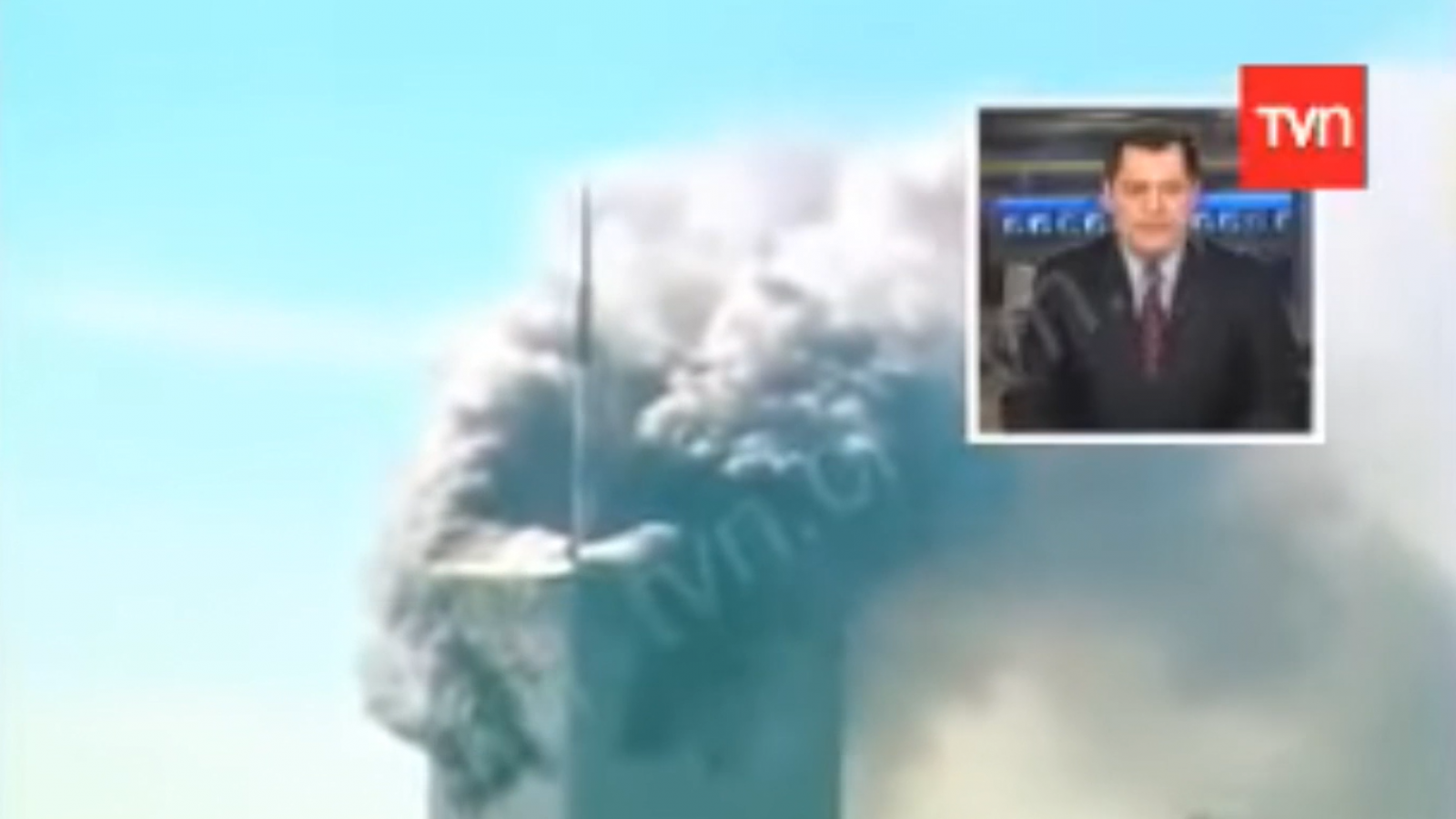 Así informó TVN el atentado a las Torres Gemelas en 2001
