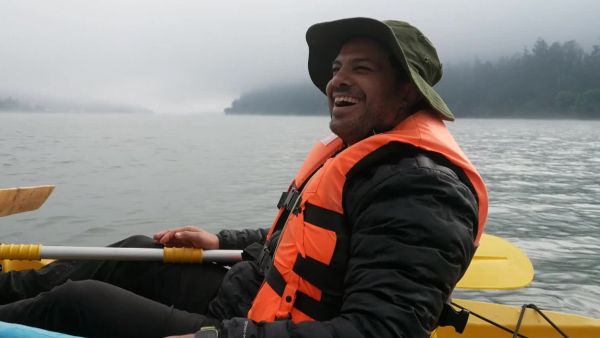 Simón se sumergió en una aventura por el río Maule