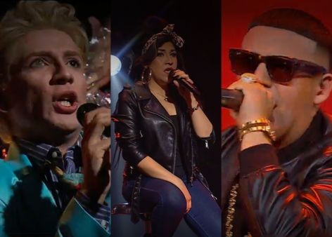 Así fue el espectacular show de David Bowie, Amy Winehouse y Daddy Yankee en el lanzamiento de MNE 2
