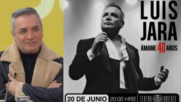 Luis Jara celebrará sus 40 años de carrera con varios conciertos
