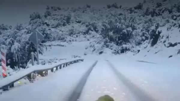 ¿Suiza? Mira cómo se ve la Cuesta La Dormida en Valparaíso

