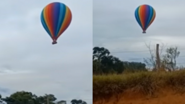 Mujer embarazada muere al caer de un globo aerostático en Brasil
