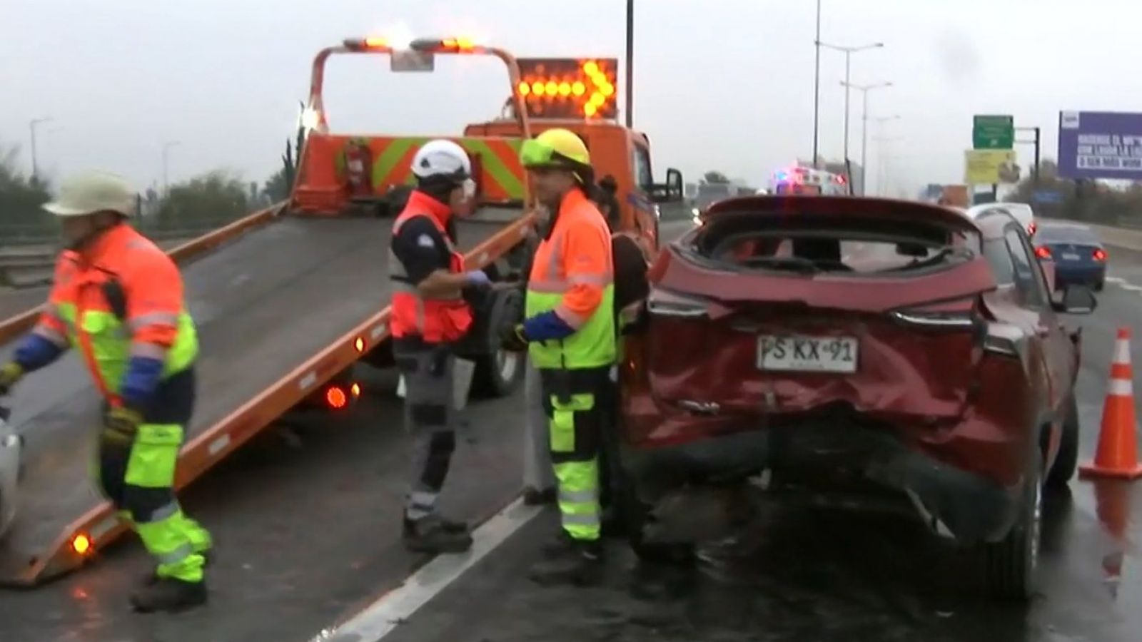 Colisión múltiple generó congestión vehicular en Maipú
