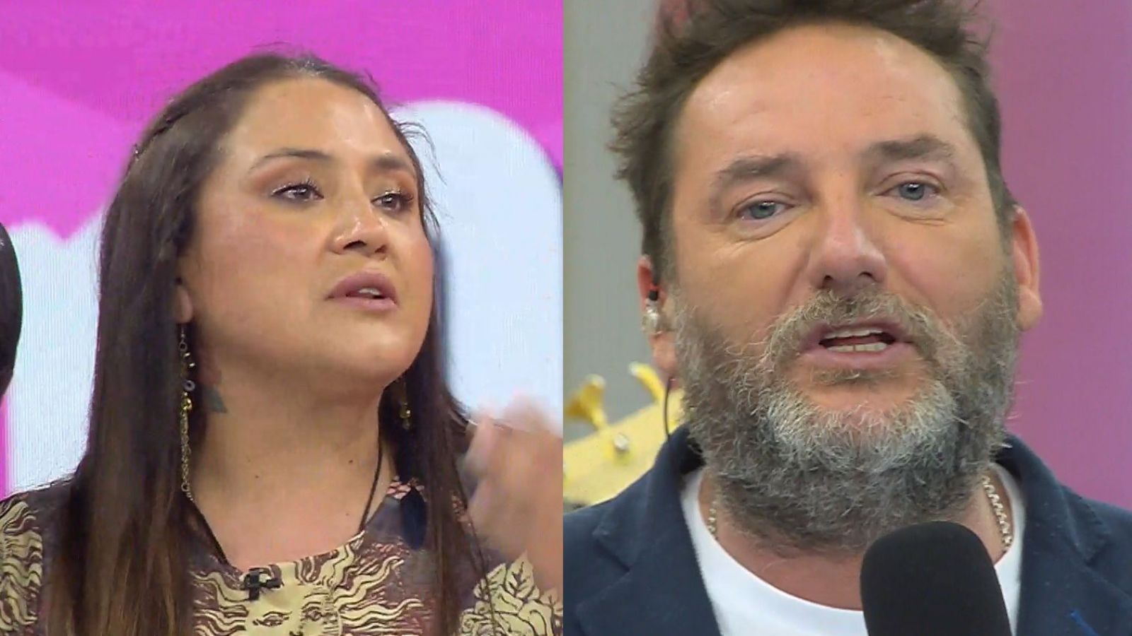 <p>Daniel Fuenzalida y Pamela Leiva emocionados</p>
