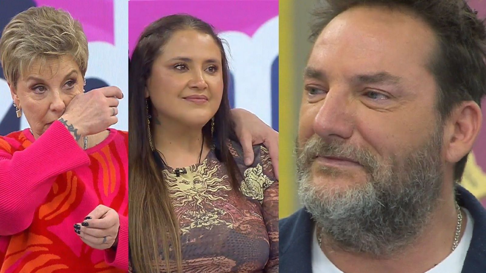 Paulina Nin, Pamela Leiva y Daniel Fuenzalida