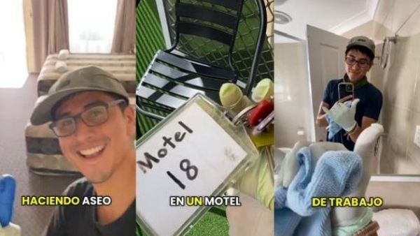 <p>Chileno limpia baños de motel en Australia</p>Chileno reveló la cifra que ganó limpiando habitaciones de motel en Australia

