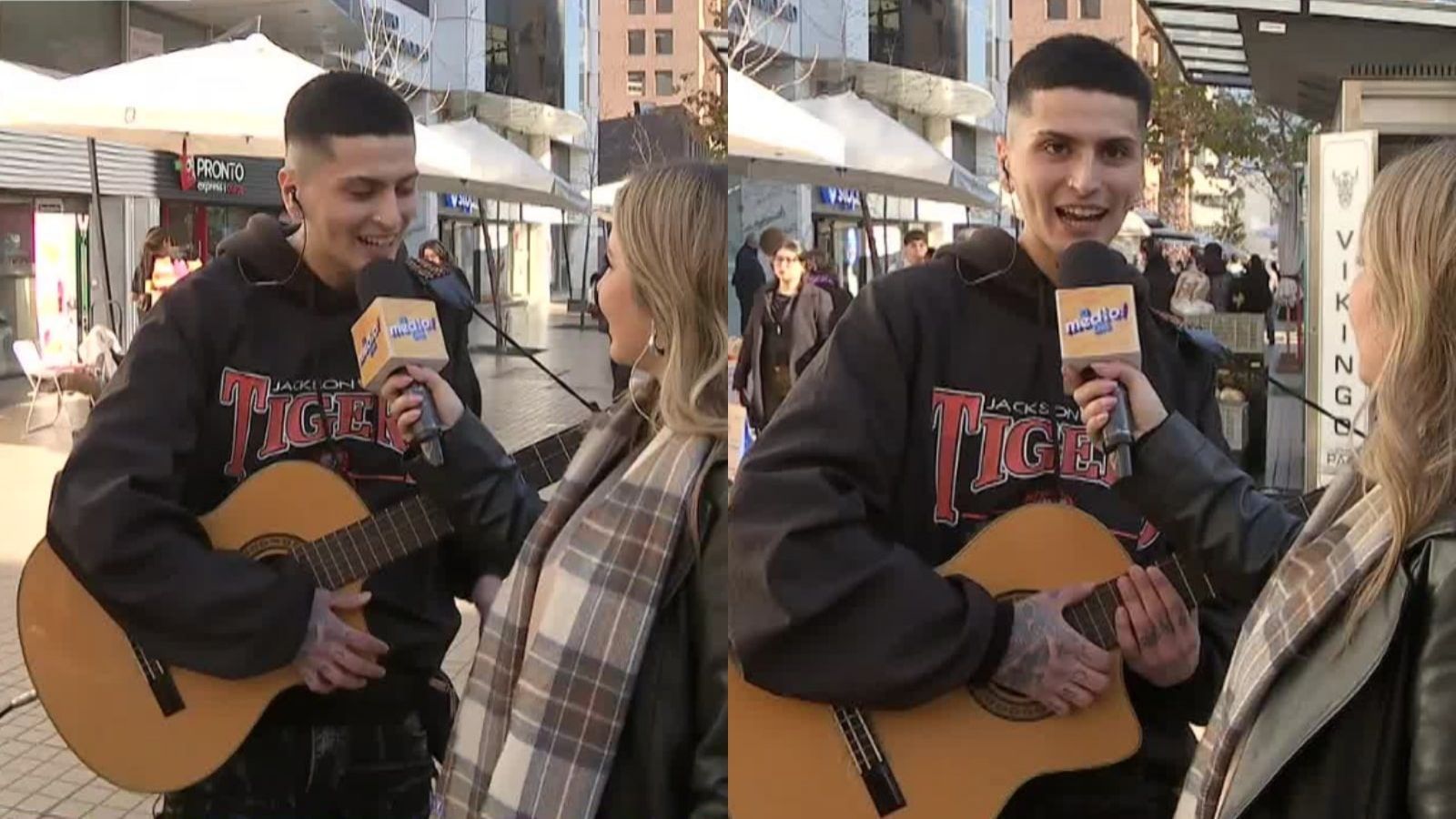 El gran sueño de Tomás: canta en las calles para comprar una casa a su mamá
