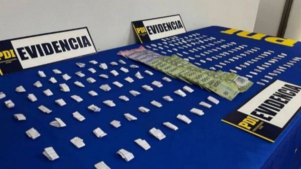 Detienen por microtráfico a mujer de 83 años en Lota
