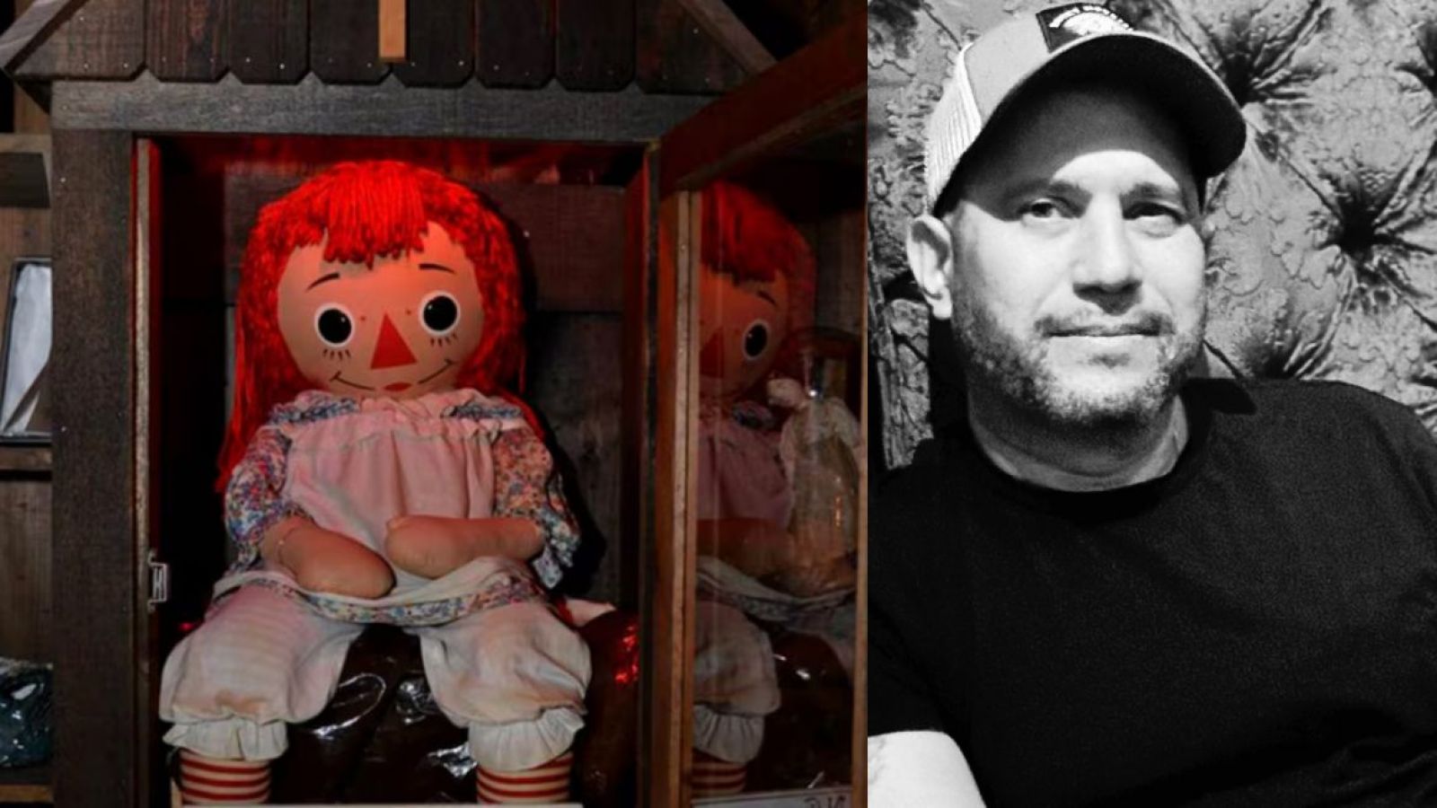 La muñeca Annabelle y su fallecido cuidador, Dan Rivera.