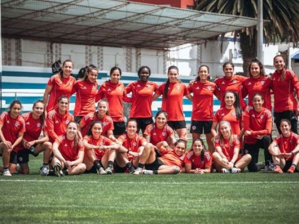 El plantel de Chile en la Copa América femenina 2025.