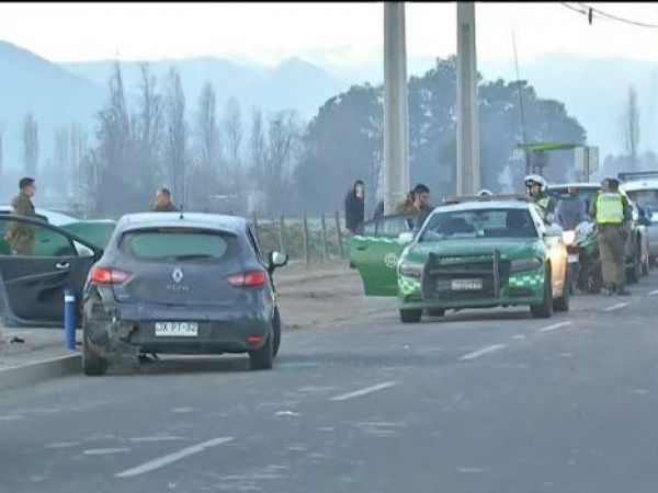 Patrulla de carabineros. Auto receptado.