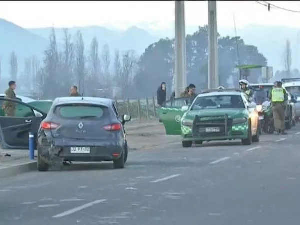 Patrulla de carabineros. Auto receptado.
