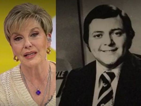 Paulina Nin despidiendo a Rodolfo Herrera.