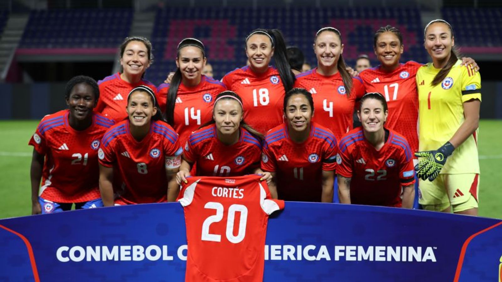 La selección chilena en la Copa América femenina 2025.