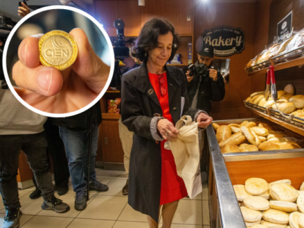 Comenzó a circular nueva moneda de $100: un kilo de pan fue la primera compra