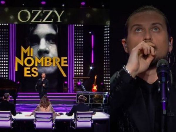 Jean Philippe Cretton rindiendo tributo a Ozzy Osbourne en Mi Nombre Es 2.