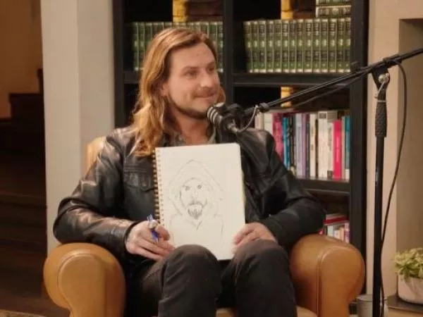 Jean Philippe Cretton dibuja cómo cree que lo ve su hija