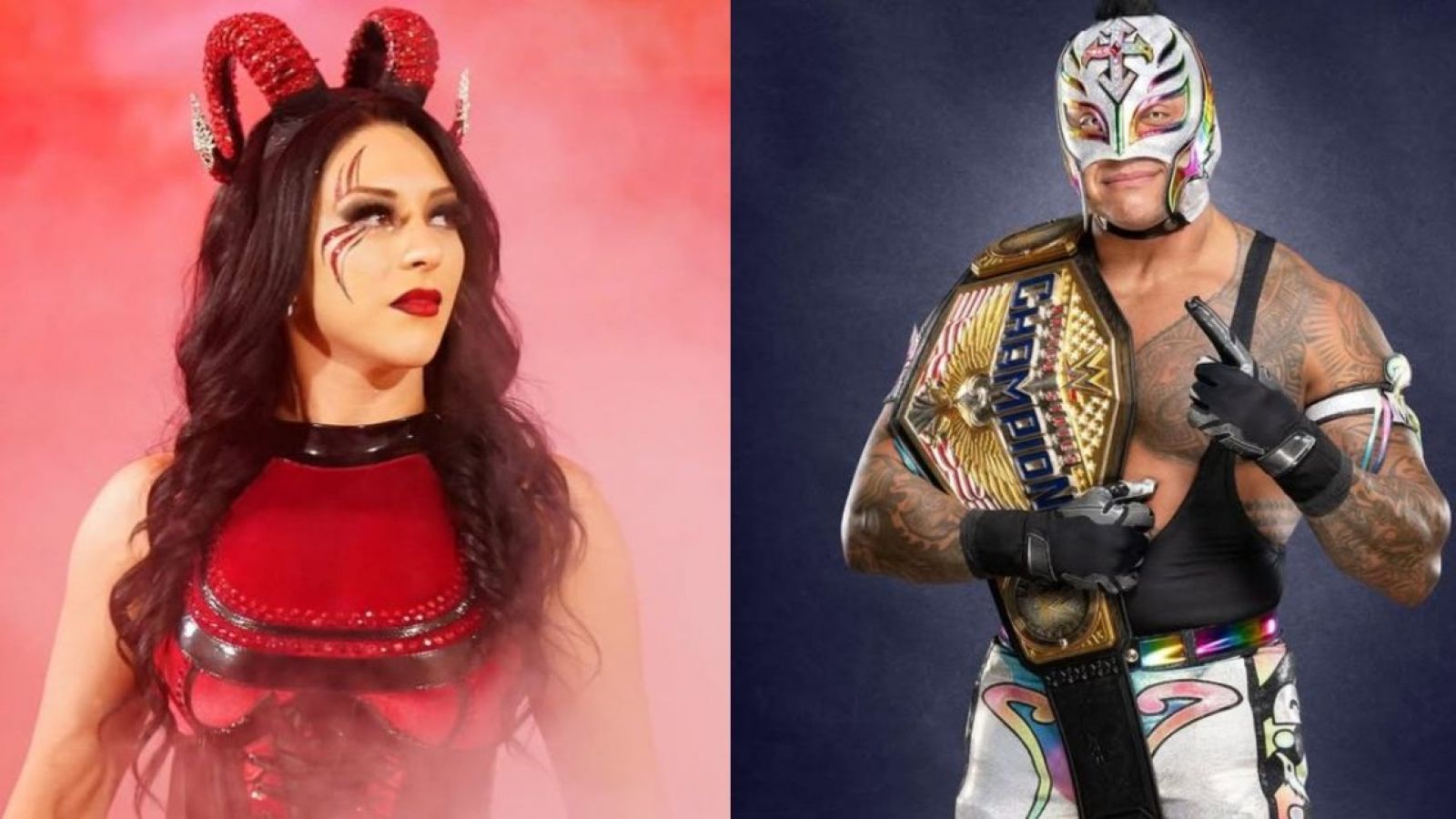 Stephanie Vaquer y Rey Mysterio