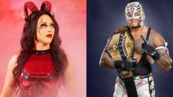 Stephanie Vaquer y Rey Mysterio