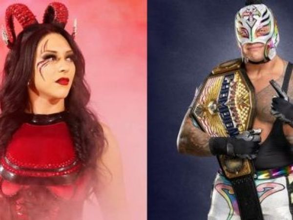 Stephanie Vaquer y Rey Mysterio