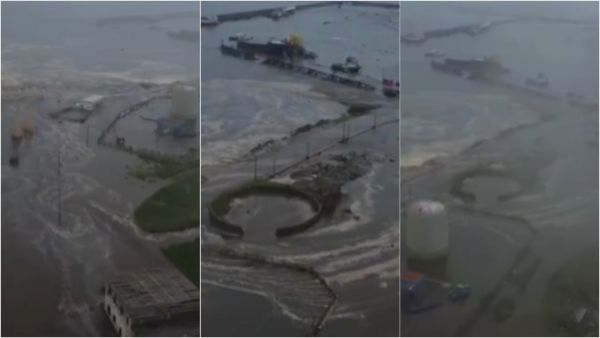 VIDEO | Las primeras imágenes del tsunami en Rusia por terremoto 8.8
