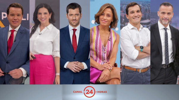 Canal 24 Horas lidera como la señal de noticias más vista de Chile durante julio
