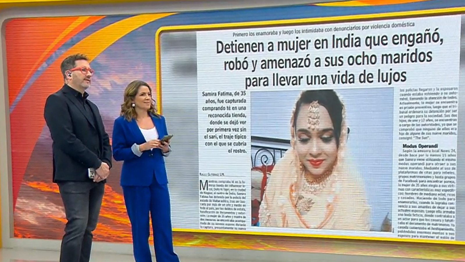 Escándalo en la India: Engañó y amenazó a sus ocho maridos para vivir de lujos
