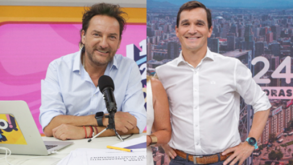<p>Daniel Fuenzalida compara a Douglas con periodista Andrés Vial</p>"¡Eres igual!": Daniel Fuenzalida compara a Douglas con periodista Andrés Vial
