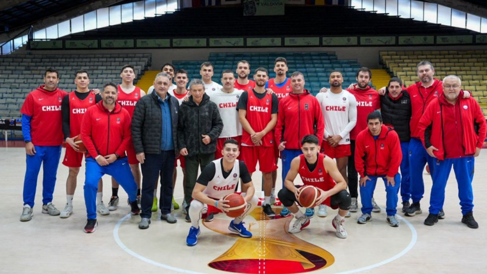 La Roja del Basket en Valdivia.