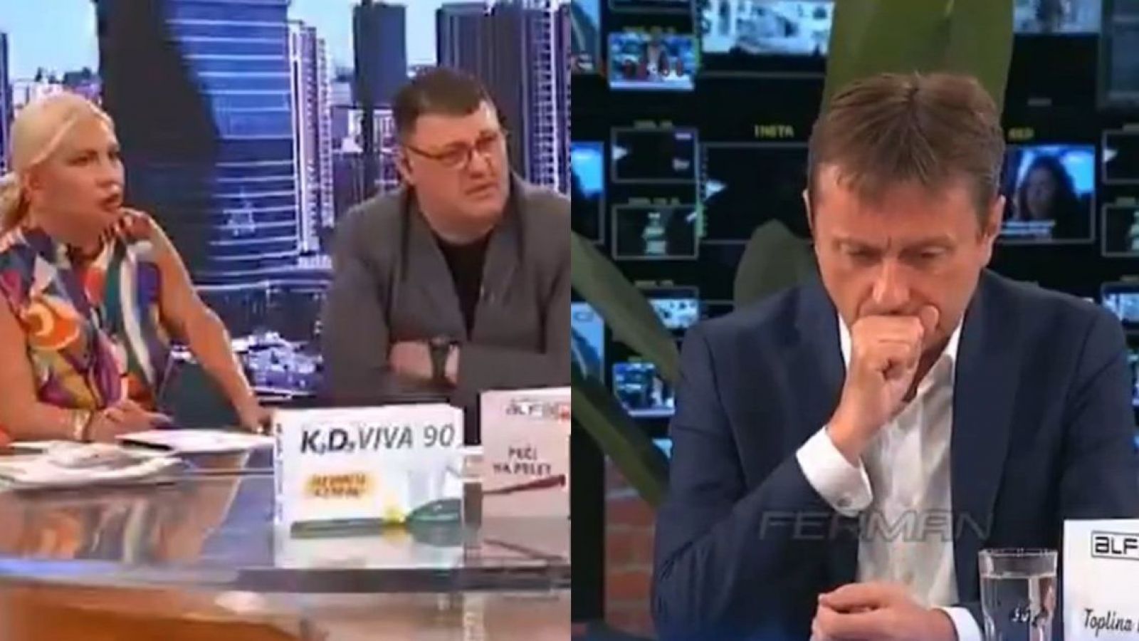El momento en que un ministro serbio sufrió un ACV en plena entrevista en vivo