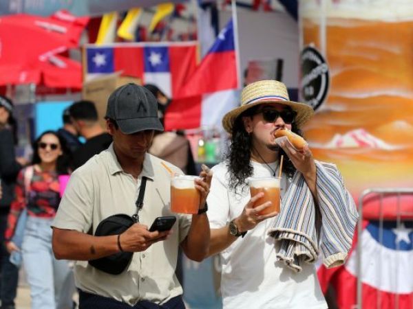 Visitantes de La Gran Fonda de Chile.