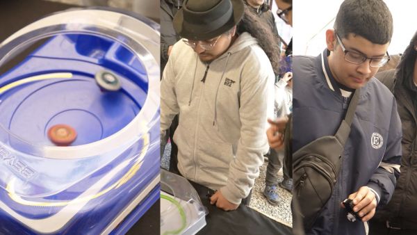 El Coleccionista y El Villano en un torneo de Beyblade