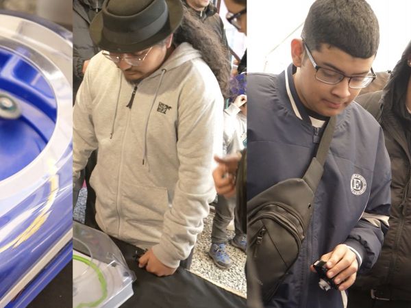 El Coleccionista y El Villano en un torneo de Beyblade