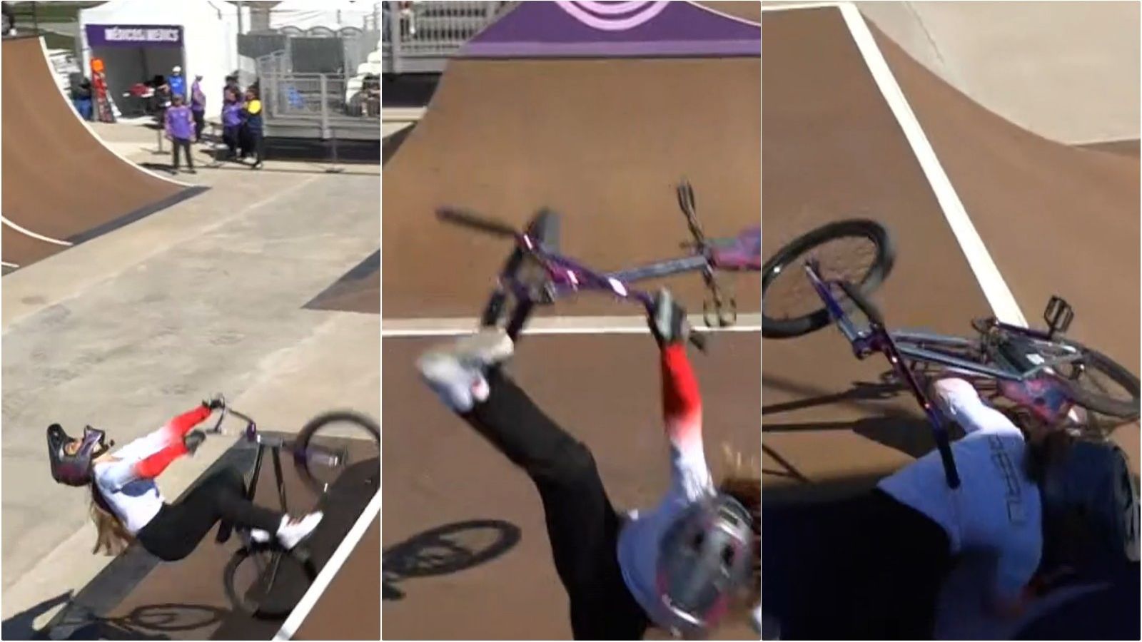 La estrepitosa caída de ciclista en el BMX Freestyle de Asunción 2025
