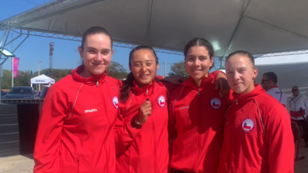 Equipo de remo de Chile celebra su medalla de oro: "Todos los sacrificios valieron la pena"
