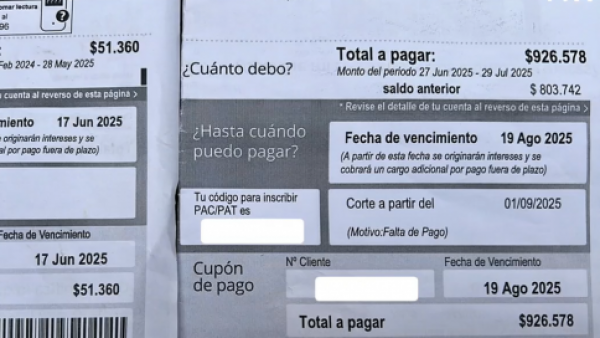 De un cobro de $51 mil pasó a $900 mil: ¿Qué hacer ante un insólito e impagable cobro en las cuentas de luz?
