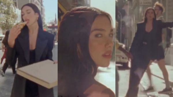 Dua Lipa trepa por Chile: Revelan las primeras imágenes del spot que grabó en Santiago y desierto de Atacama
