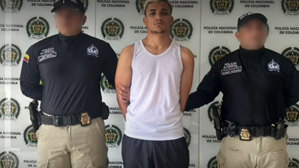 Detienen a sicario del "rey de Meiggs" en Colombia
